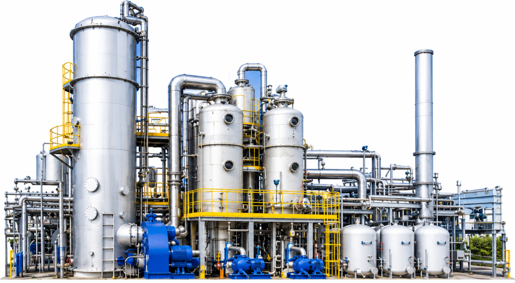 Stainless Steel Chemical Processing Plant